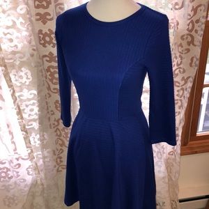 Cobalt blue dress!